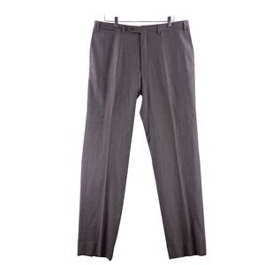 Pura Lana Vergine Mens 38x56  Woolmark Italian Wool Dress Pants Brown Italy
